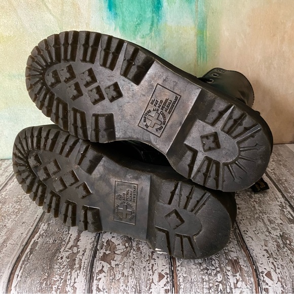 RESOLD♦️DOC MARTENS Jadon Boots in Hipster Paint Splattered Condition - Picture 11 of 12